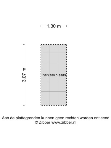 Plattegrond niet in brochure