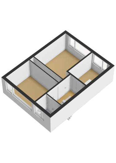 Plattegrond niet in brochure