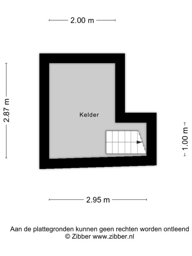 Plattegrond niet in brochure