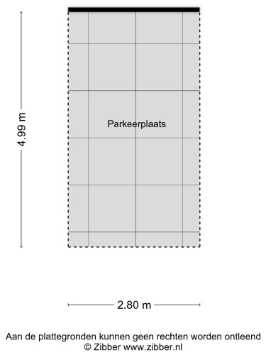 Plattegrond niet in brochure