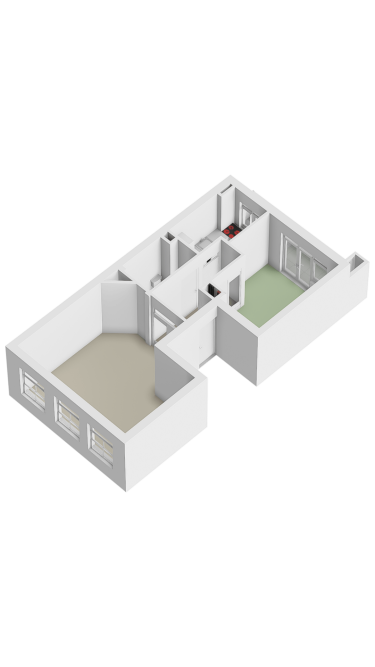 Plattegrond niet in brochure